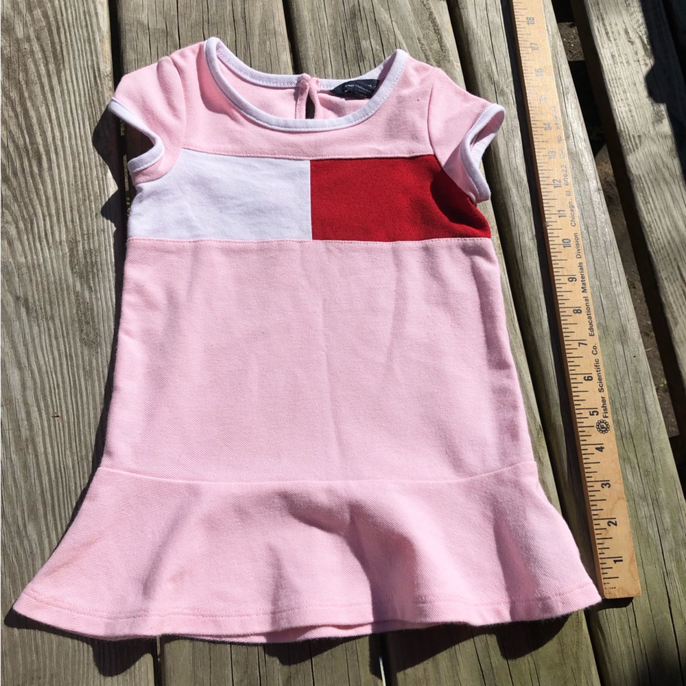 Girls TOMMY HILFIGER Pink Summer Dress. / Size 24 Months / 2 Years
